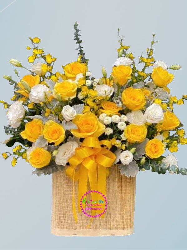 GIỎ HOA TƯƠI TM002