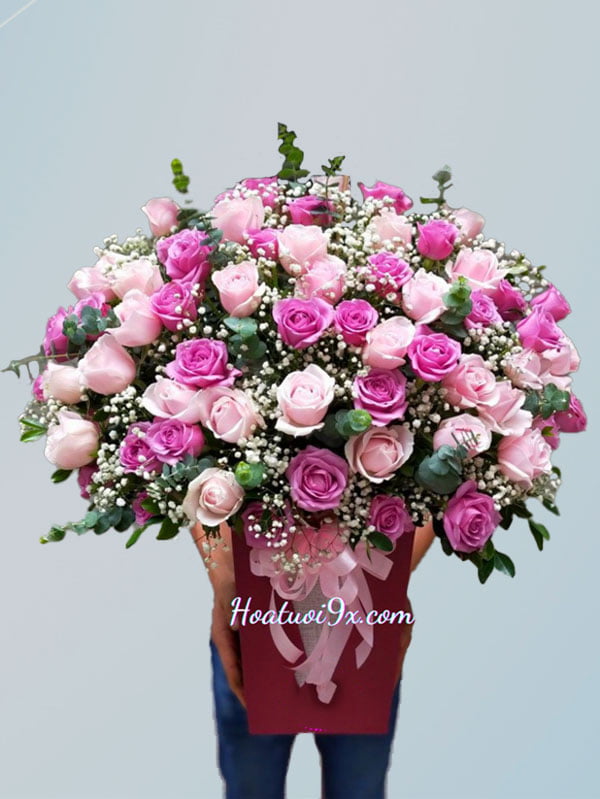 GIỎ HOA TƯƠI TM004