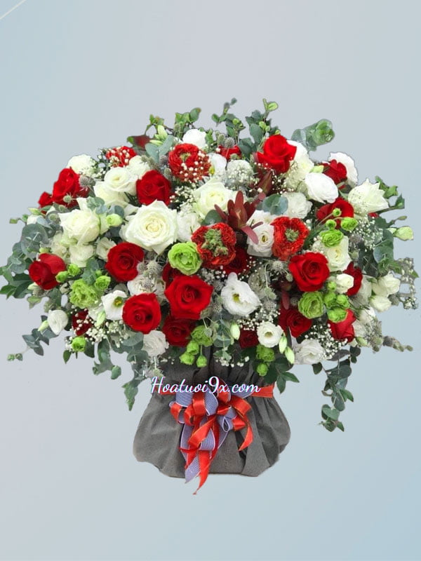 GIỎ HOA TƯƠI TM005