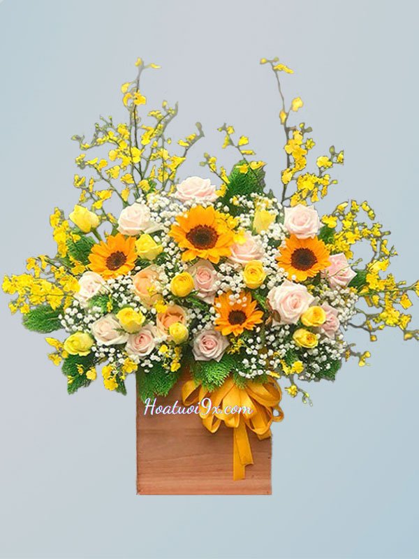 GIỎ HOA TƯƠI TM006